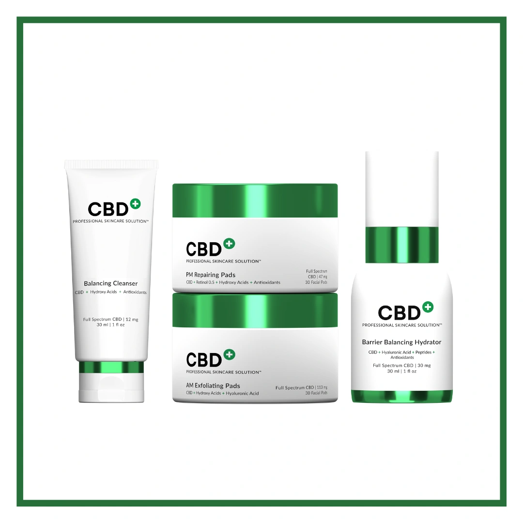 Assortment of Alma CBD+ products.