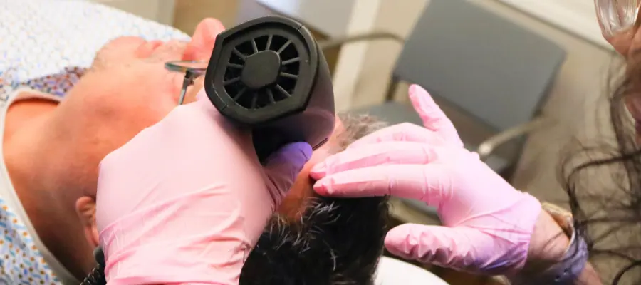 TED hair restoration treatment.